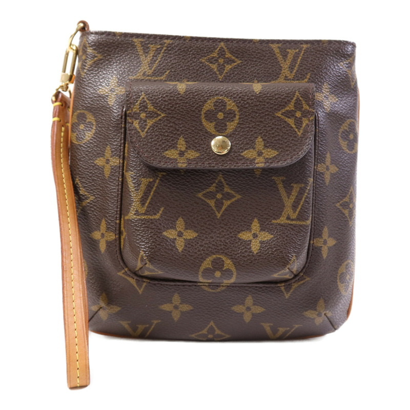 LOUIS VUITTON Monogram Particion金扣手拿包-0