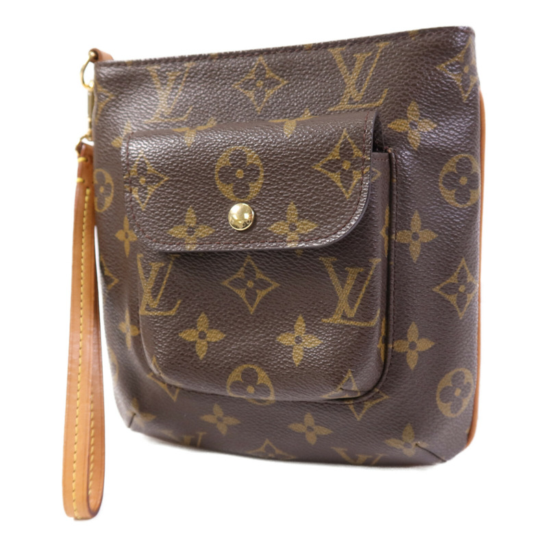 LOUIS VUITTON Monogram Particion金扣手拿包-2