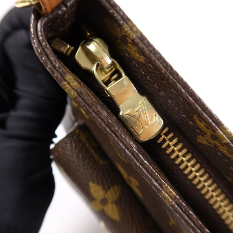 LOUIS VUITTON Monogram Particion金扣手拿包-6