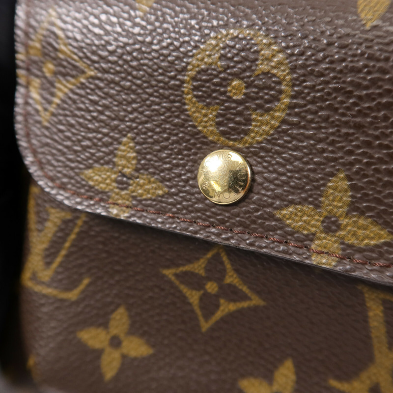LOUIS VUITTON Monogram Particion金扣手拿包-12