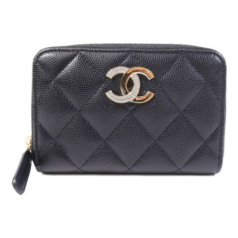 CHANEL 牛皮皮革Card Case金扣卡片套