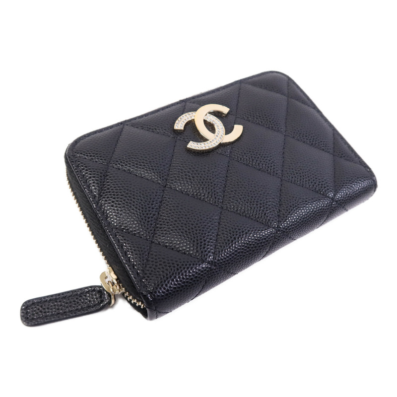 CHANEL 牛皮皮革Card Case金扣卡片套-2