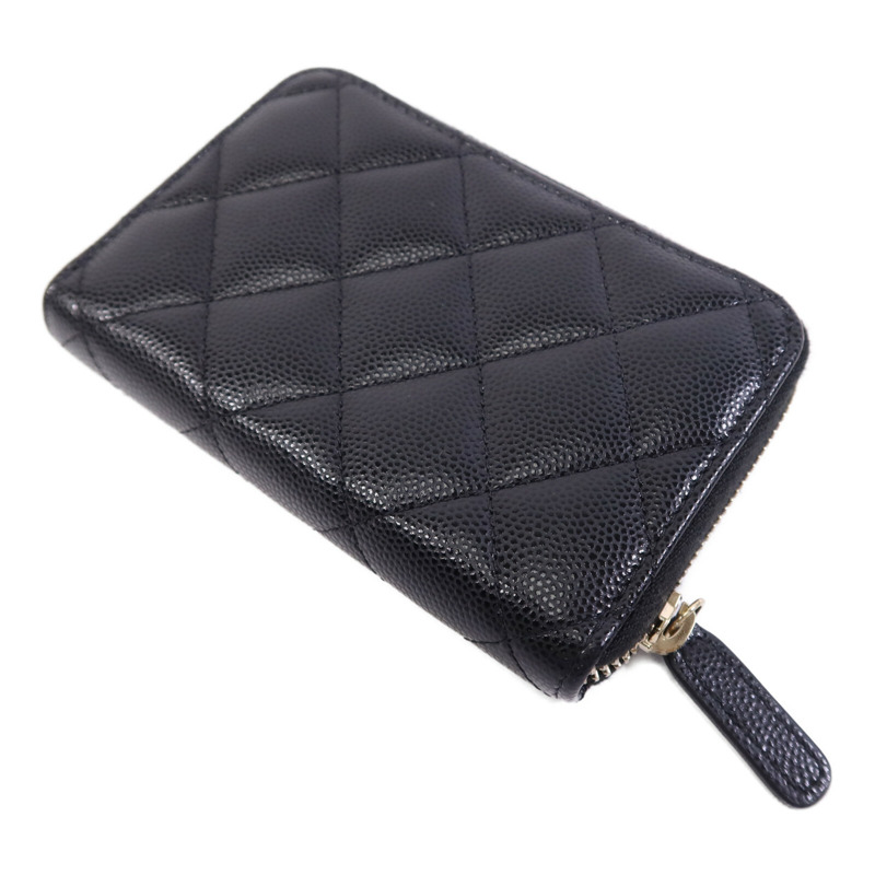 CHANEL 牛皮皮革Card Case金扣卡片套-3