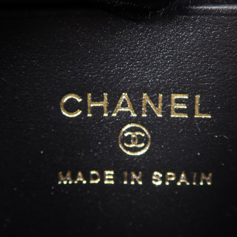 CHANEL 牛皮皮革Card Case金扣卡片套-6