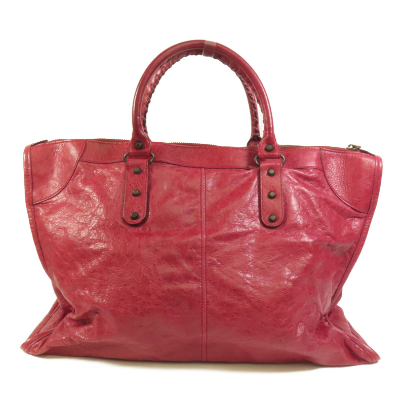 BALENCIAGA 牛皮皮革Weekender手挽袋-1