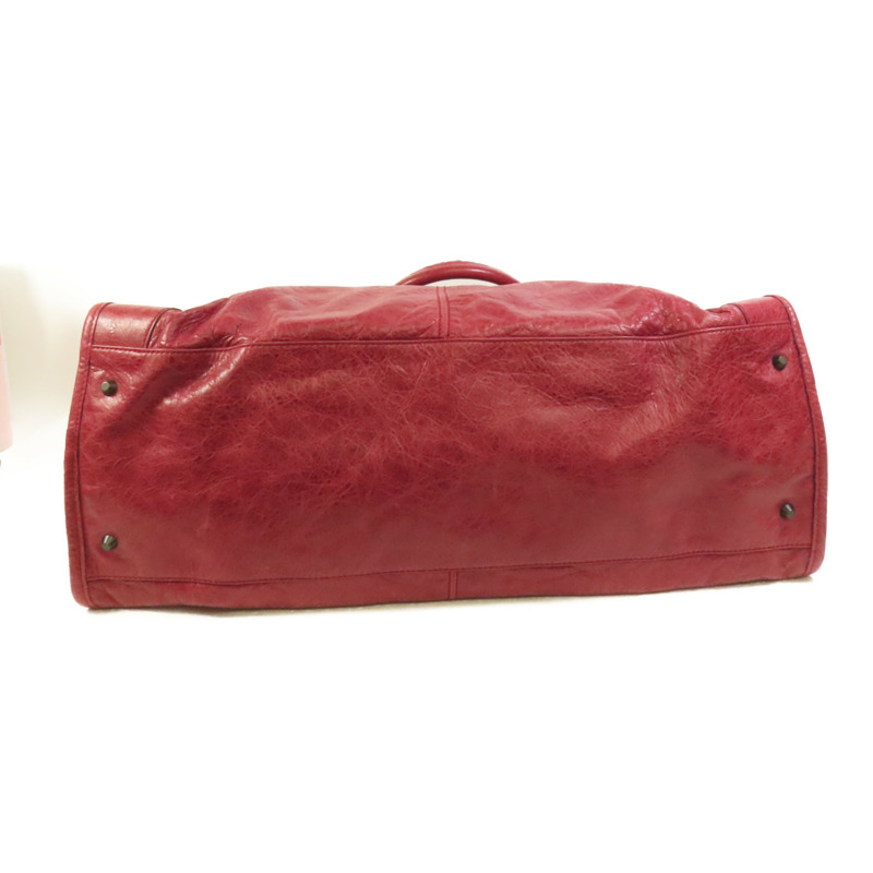 BALENCIAGA 牛皮皮革Weekender手挽袋-3