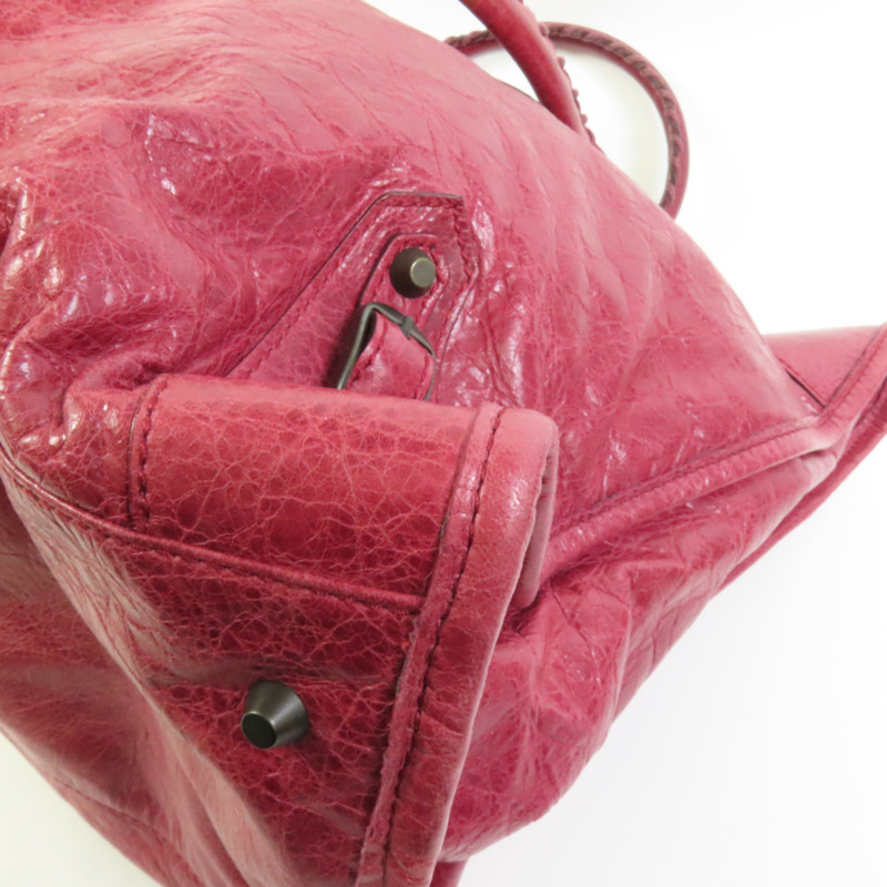 BALENCIAGA 牛皮皮革Weekender手挽袋-9