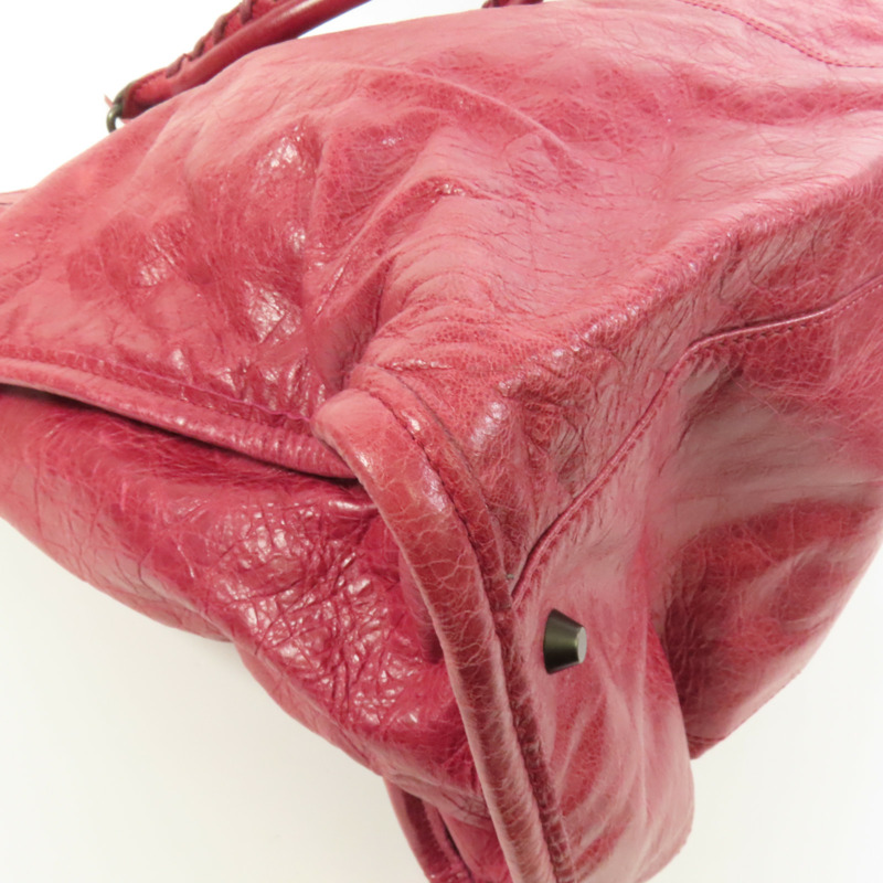 BALENCIAGA 牛皮皮革Weekender手挽袋-11