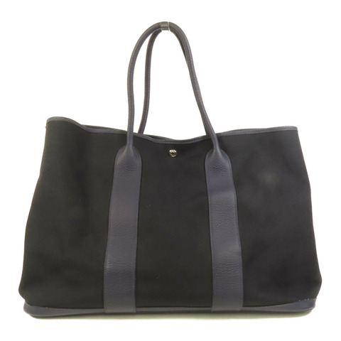 HERMES 帆布Garden Party TGM手挽袋Noir