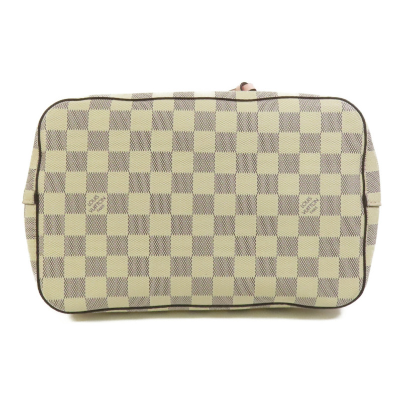 LOUIS VUITTON Damier Azur Neo Noe金扣肩背袋白色-3