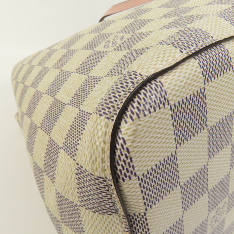 LOUIS VUITTON Damier Azur Neo Noe金扣肩背袋白色-13