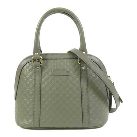 GUCCI 牛皮皮革Microguccissima金扣手挽肩背兩用袋