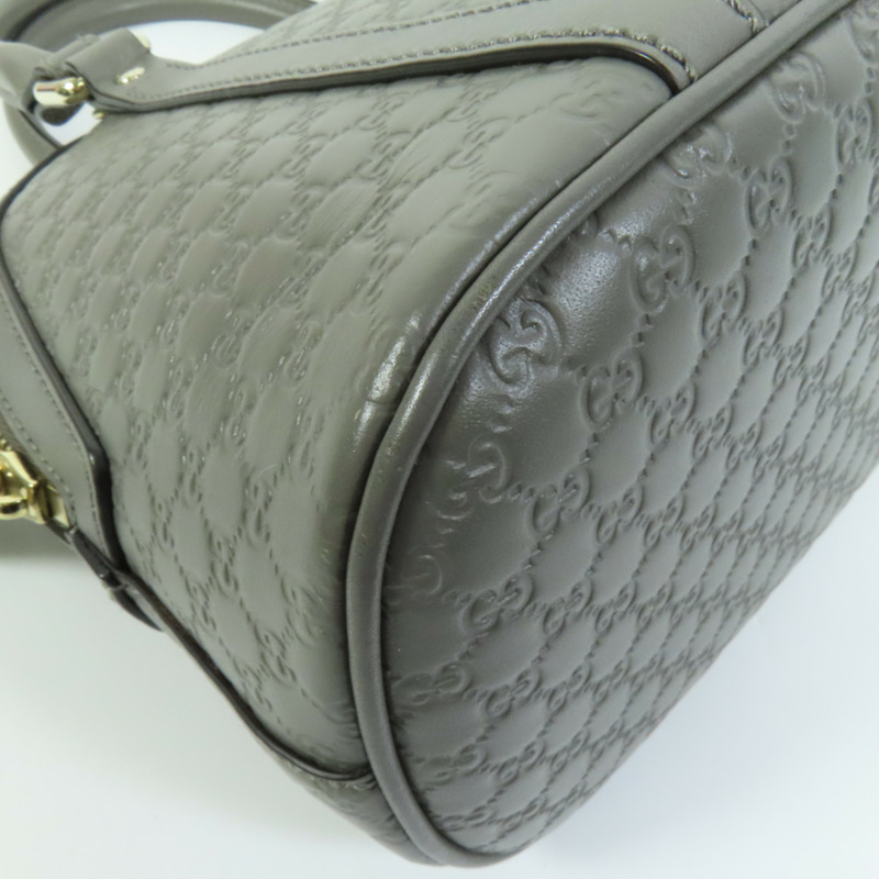 GUCCI 牛皮皮革Microguccissima金扣手挽肩背兩用袋-12