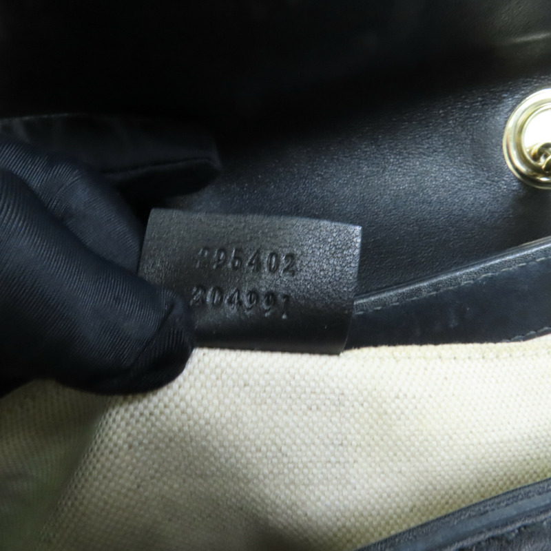 GUCCI 牛皮皮革Emily金扣鏈帶肩背袋-8