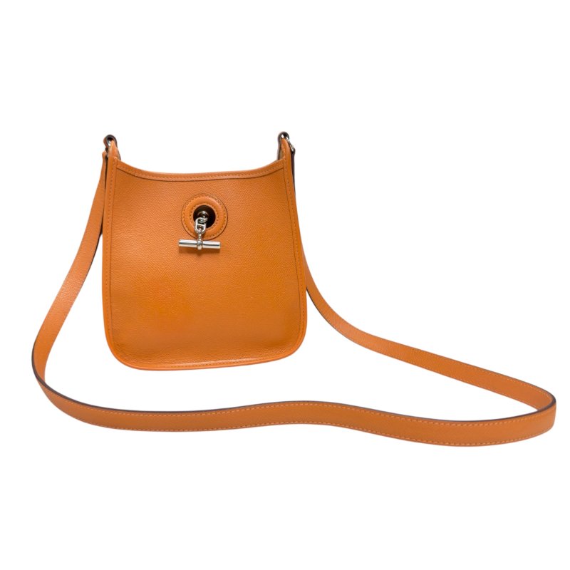 HERMES 中古 Vespa 斜揹袋 框H刻-0