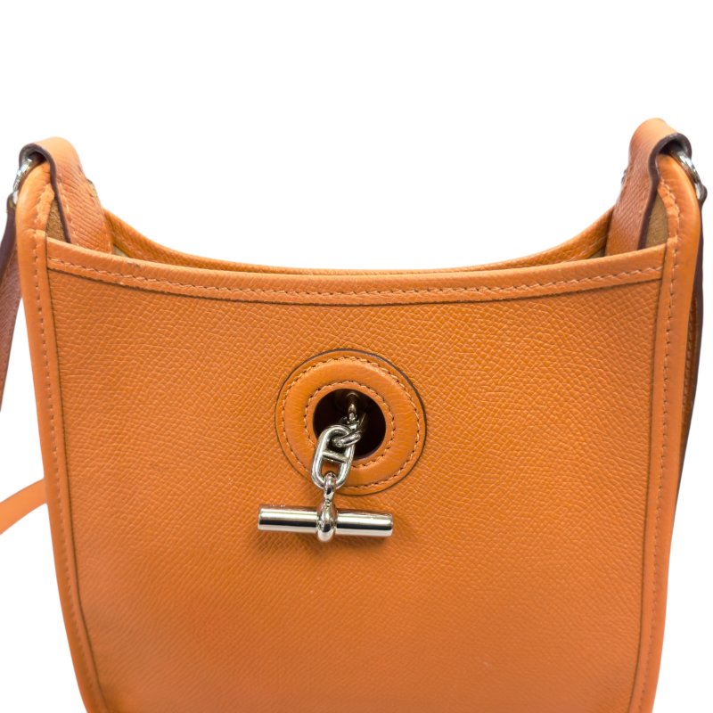 HERMES 中古 Vespa 斜揹袋 框H刻-3