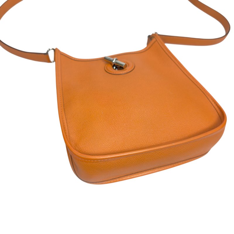 HERMES 中古 Vespa 斜揹袋 框H刻-11