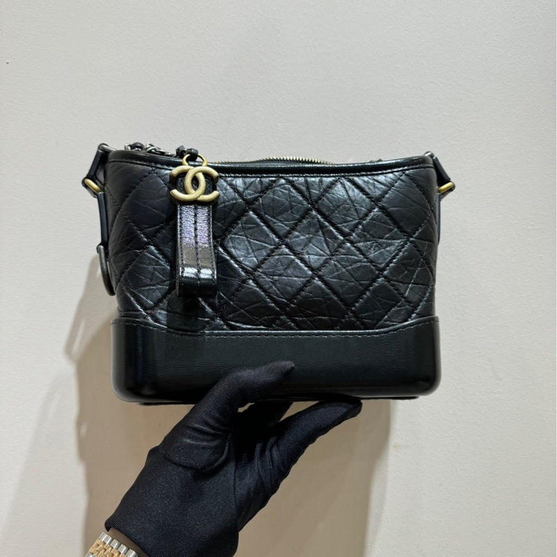 【99❤️全套】Chanel流浪小號 黑金 單肩包 斜挎包-1