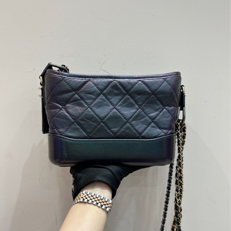 【88🆕】Chanel 流浪包小號 鏈條包 珠光黑 單肩包 斜挎包-1