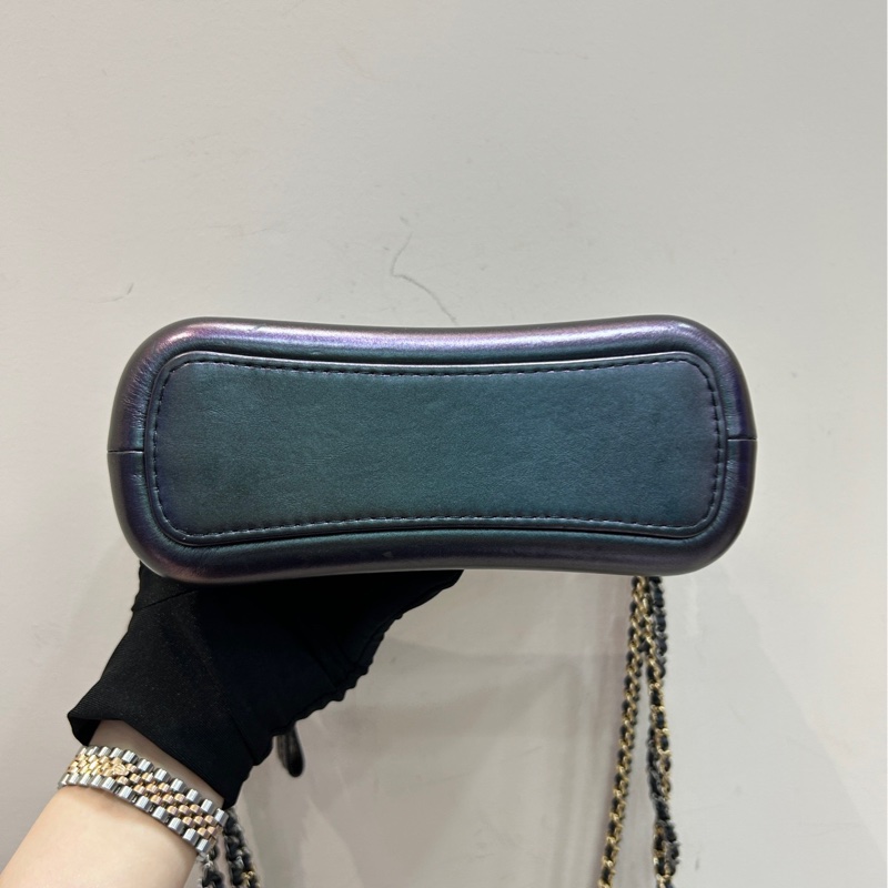 【88🆕】Chanel 流浪包小號 鏈條包 珠光黑 單肩包 斜挎包-3