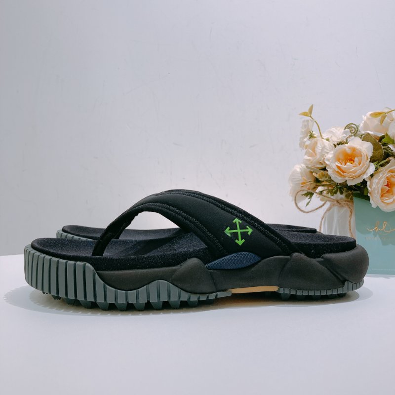 TW4622 Off-White 沙灘拖鞋男裝黑色 Oddsy Minimal Beach Sandals 碼數39 未使用品-1