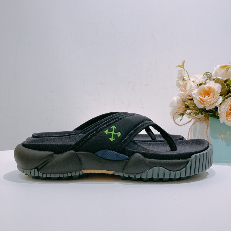 TW4622 Off-White 沙灘拖鞋男裝黑色 Oddsy Minimal Beach Sandals 碼數39 未使用品-2