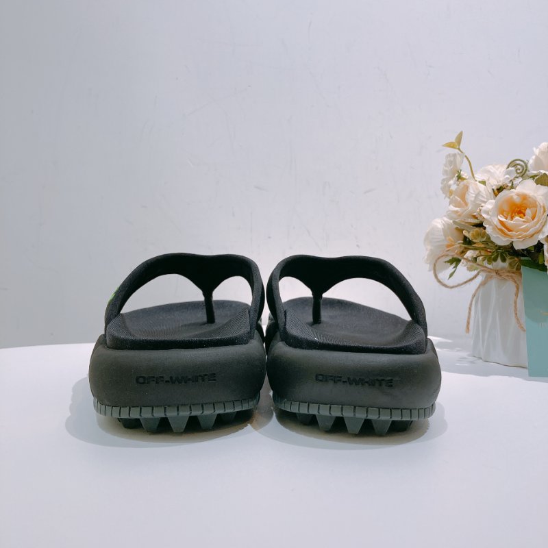 TW4622 Off-White 沙灘拖鞋男裝黑色 Oddsy Minimal Beach Sandals 碼數39 未使用品-4