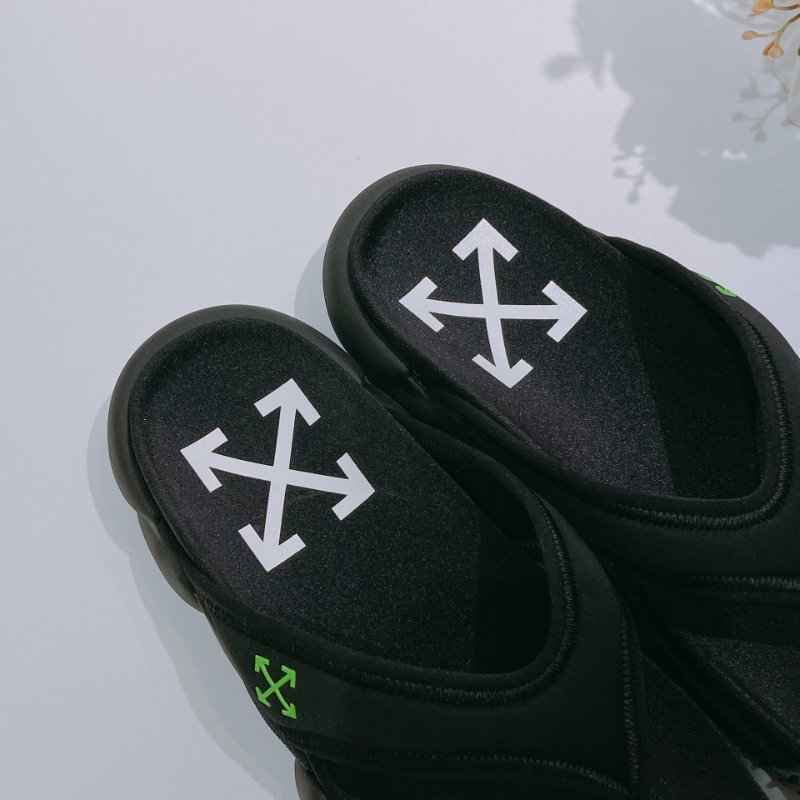 TW4622 Off-White 沙灘拖鞋男裝黑色 Oddsy Minimal Beach Sandals 碼數39 未使用品-7