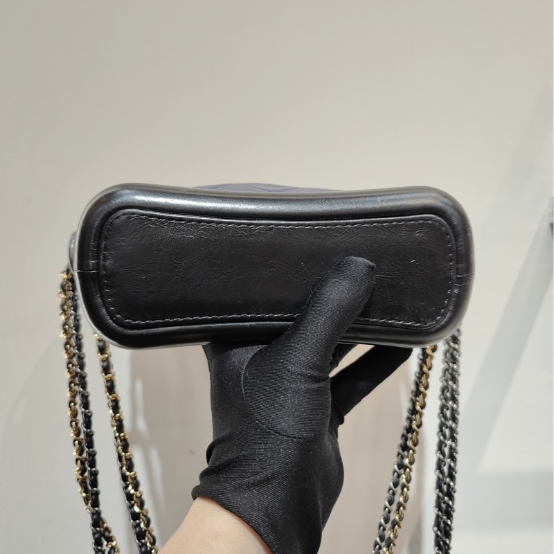 【閒置❤️】Chanel 流浪小號藍色 菱格紋單肩斜挎包-5