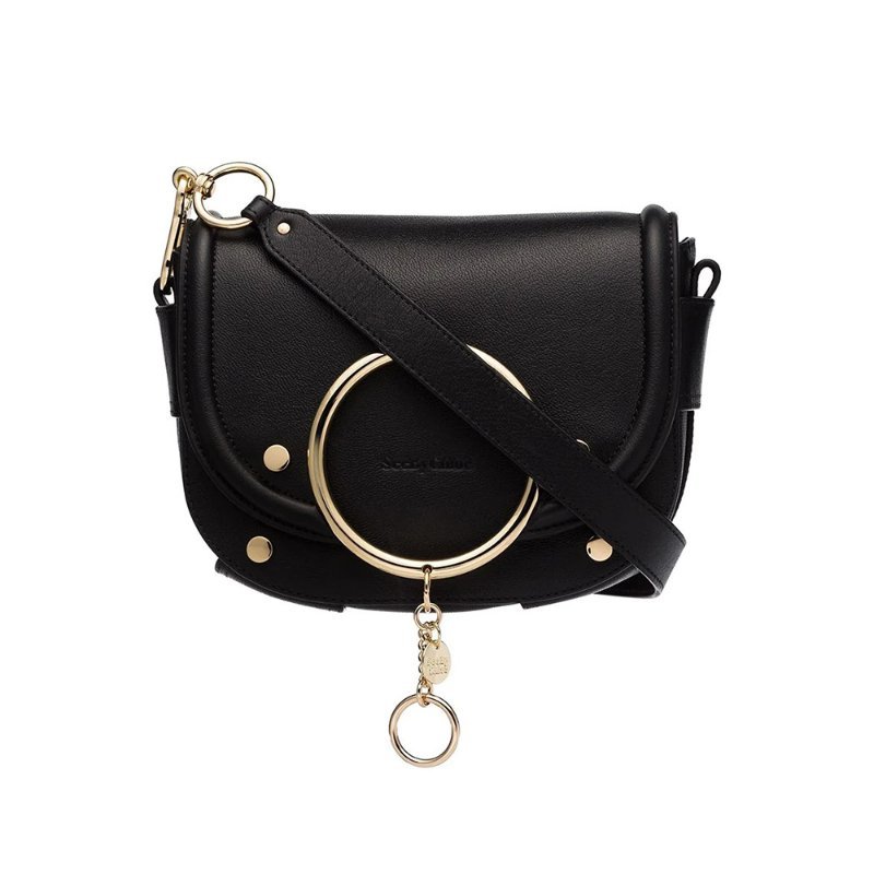 See By Chloe Small Mara Crossbody Bag for Women in Black (CHS19WSA29388-001)-0