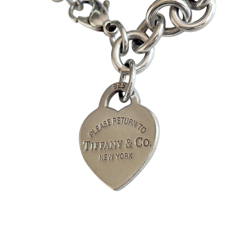 TIFFANY & CO. Return To Tiffany 純銀 愛心💗 手鏈-3