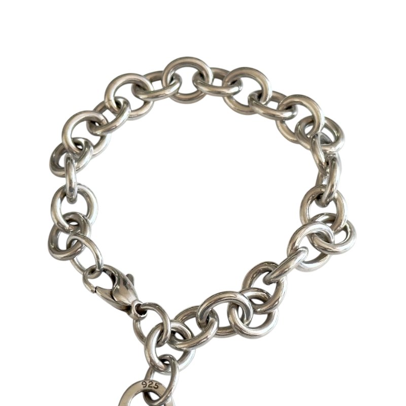 TIFFANY & CO. Return To Tiffany 純銀 愛心💗 手鏈-4