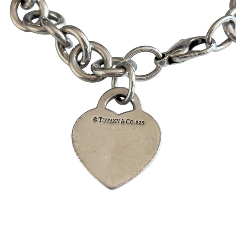 TIFFANY & CO. Return To Tiffany 純銀 愛心💗 手鏈-6