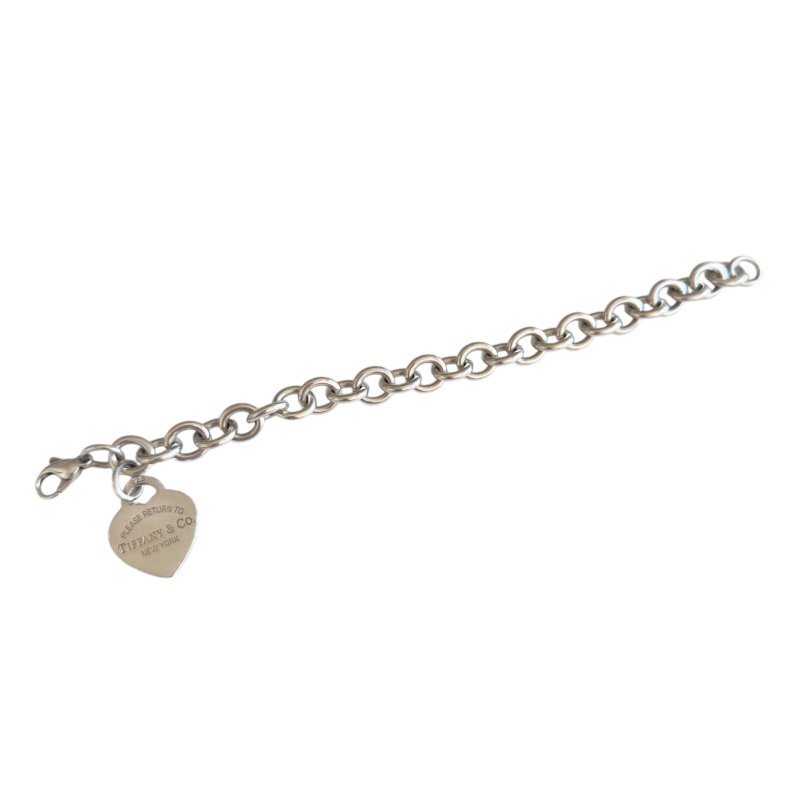 TIFFANY & CO. Return To Tiffany 純銀 愛心💗 手鏈-7