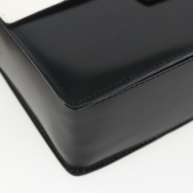 【日本直送】CELINE 白色金色皮革肩背包 正品 158411-13