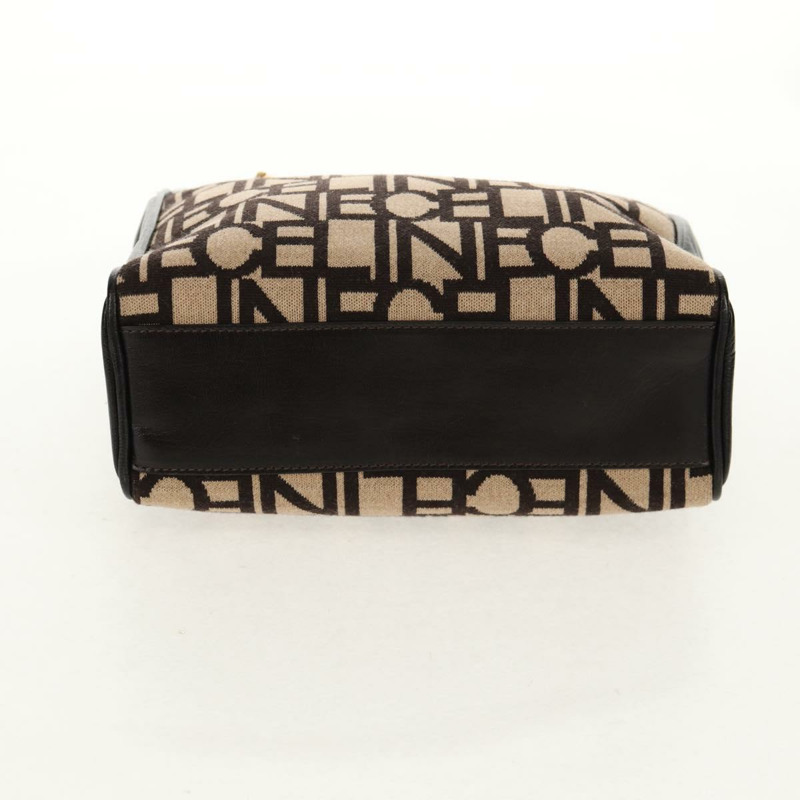 【日本直送】CELINE Blazon 鏈條肩背包 帆布 棕色 金色 正品 158910V-4