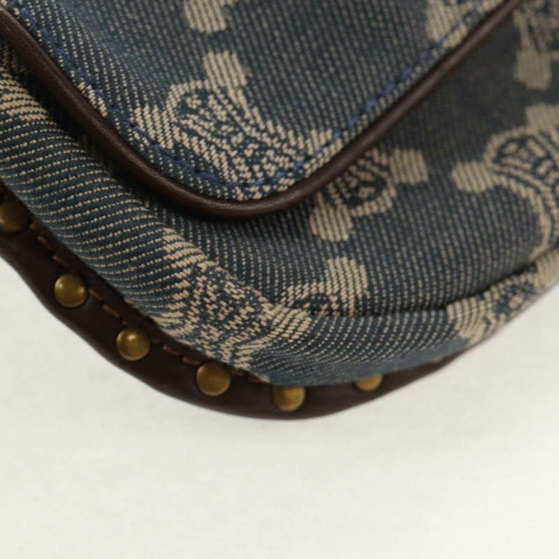 【日本直送】CELINE Paris Macadam帆布腰包 藍色 Auth 158875V-13