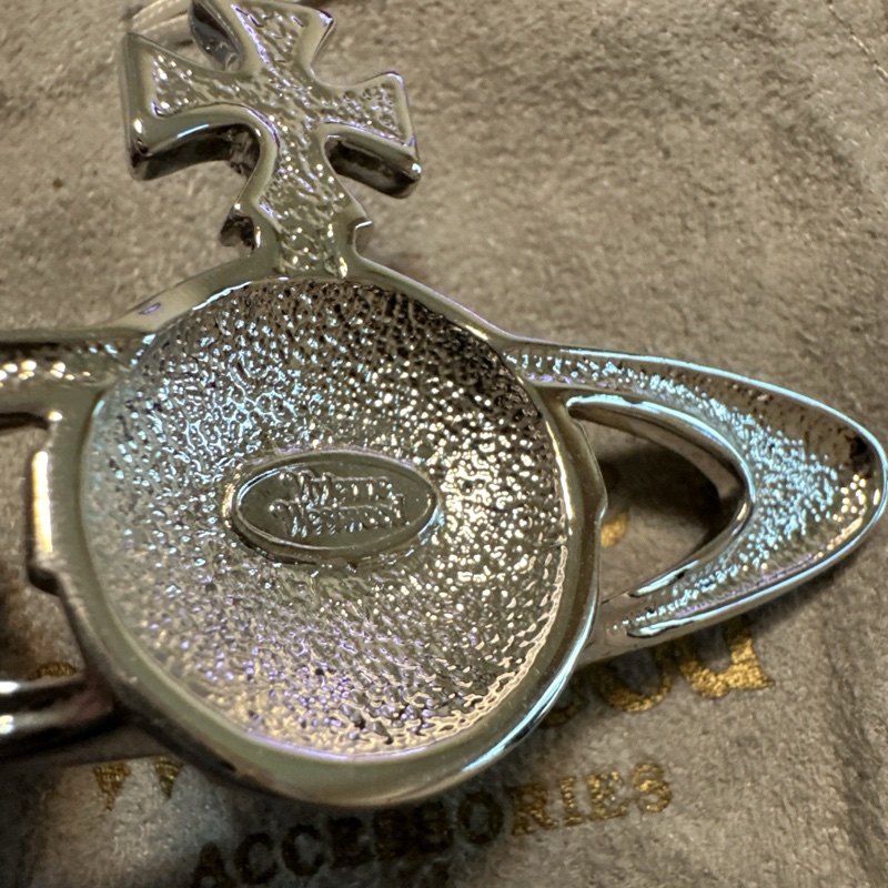 Vivienne Westwood 粉色大土星Logo 項鍊（絕版溢價款）（近全新）-4