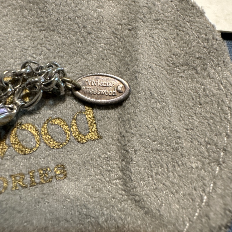 Vivienne Westwood 粉色大土星Logo 項鍊（絕版溢價款）（近全新）-14