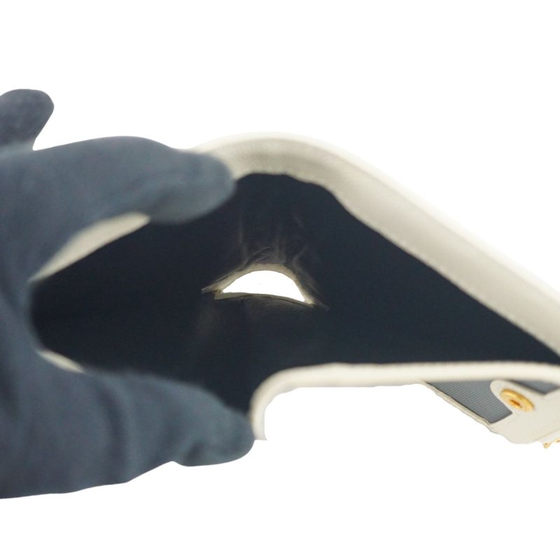 YSL Saint Laurent 聖羅蘭 Monogram粒面壓紋皮革兩摺錢包 皮夾 短夾-12