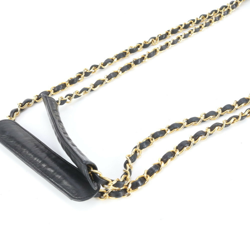 香奈兒女士絎縫羊皮鏈單肩包-2