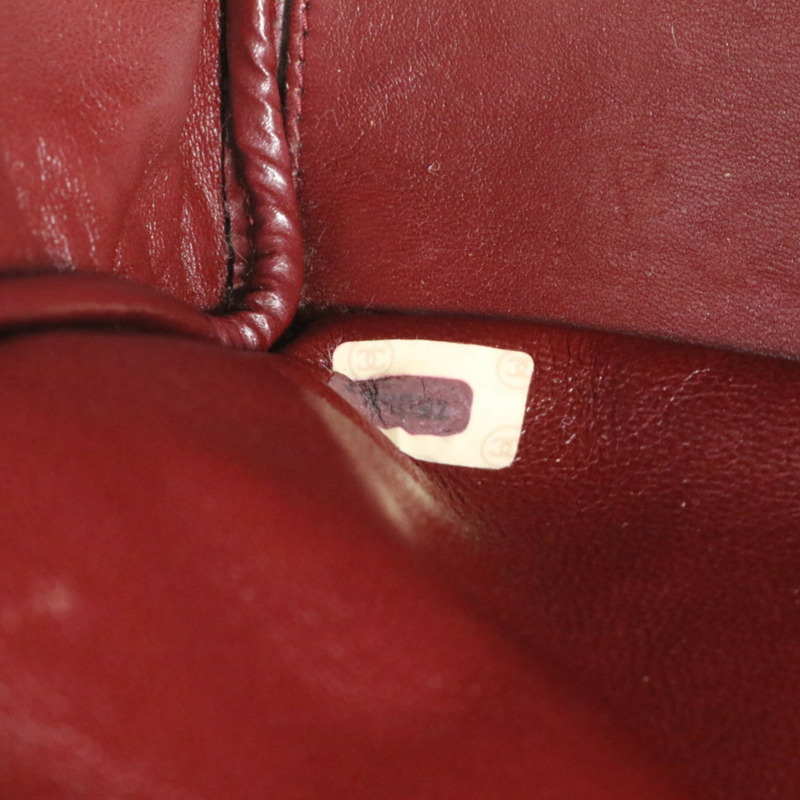 香奈兒女士絎縫羊皮鏈單肩包-8