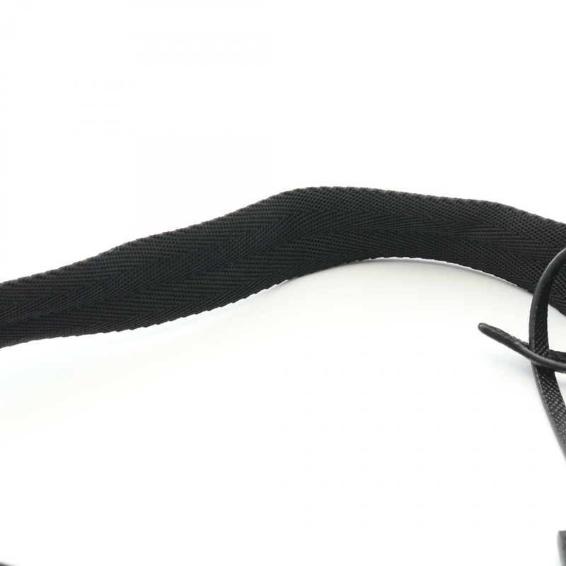 PRADA Re-Edition 2000 迷你手提包/手拿包 1NE515 尼龍黑色 logo 二手 女士-5