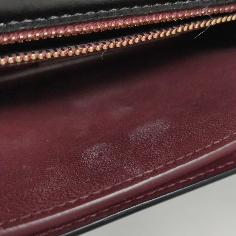 Saint Laurent Cassandra牛皮絨布拼色信封式翻蓋單肩包-9