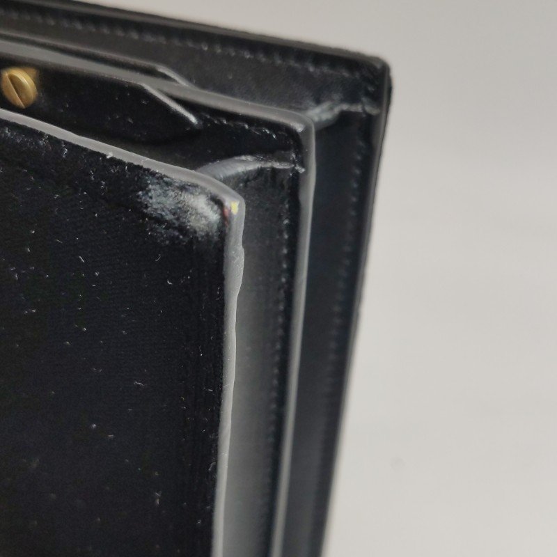 Saint Laurent Cassandra牛皮絨布拼色信封式翻蓋單肩包-20