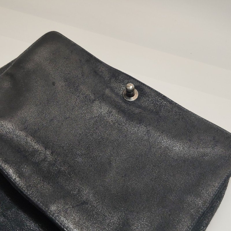 Chanel Leboy季節限定款大號磨砂皮菱格絎縫方形雙C鎖扣斜挎包單肩包-19