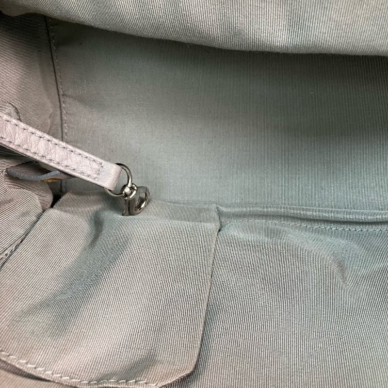 △ Chanel 香奈兒 Grey Nylon Silver Tone Metal Bubble Single Flap Chain Shoulder Bag No.14 灰色尼龍銀色金屬鎖鏈肩背袋No.14 - 257020656-20