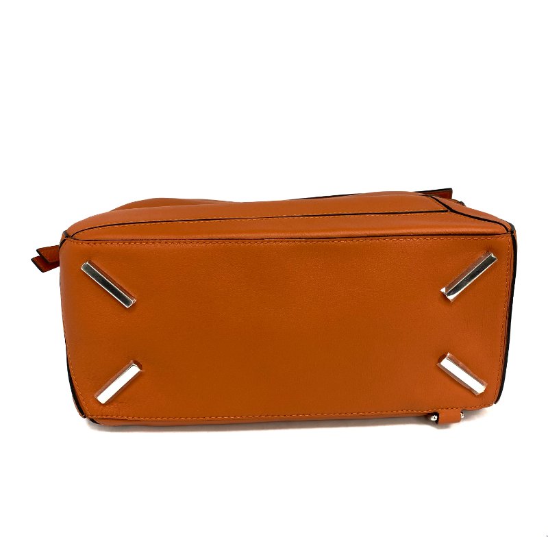 △ Loewe 羅意威 Orange Calfskin Puzzle 2 Way Bag #M 橙色小牛皮兩用袋 - 257023480-5