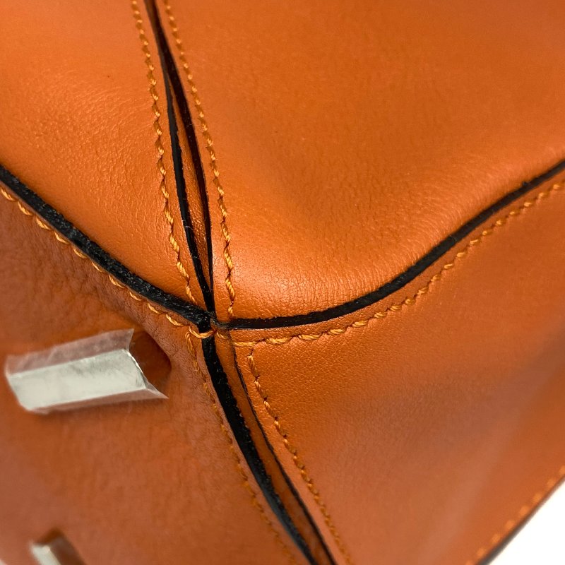 △ Loewe 羅意威 Orange Calfskin Puzzle 2 Way Bag #M 橙色小牛皮兩用袋 - 257023480-9