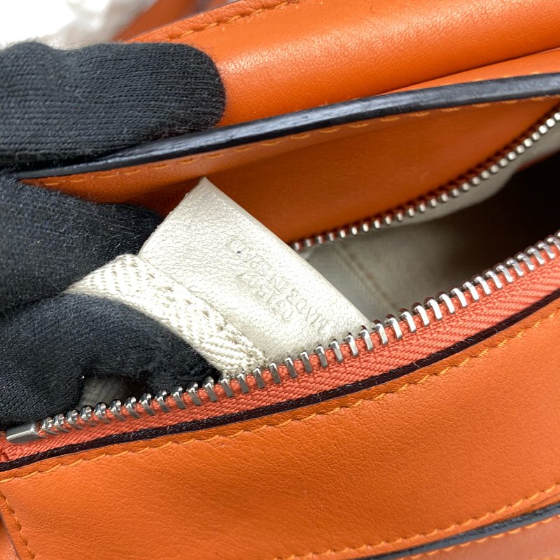 △ Loewe 羅意威 Orange Calfskin Puzzle 2 Way Bag #M 橙色小牛皮兩用袋 - 257023480-20